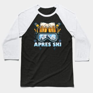 Apres Ski Party I Skifahren Snowboarden I Jagatee I Bier design Baseball T-Shirt